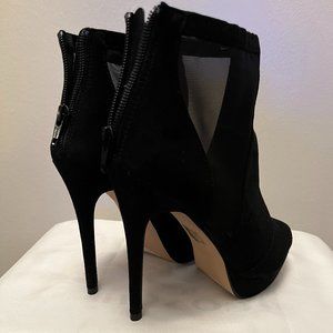 Suede Black Stiletto